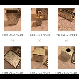 Waylande Gregory Bath Accessories Set - Tuscany